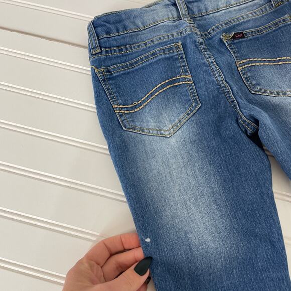 Kate Spade & Lee Ankle Cropped Jeans & Ballerina Crewneck Sweater Girls Set Sz 8 - Picture 11 of 12